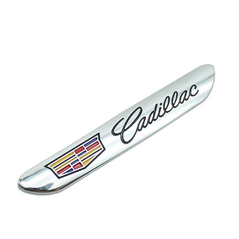 2pcs for Cadillac front fender side badge CT5 ATSL XTS CT6 XT4 xt5 CT4 Escalade upgrade V logo badge rear bumper sticker