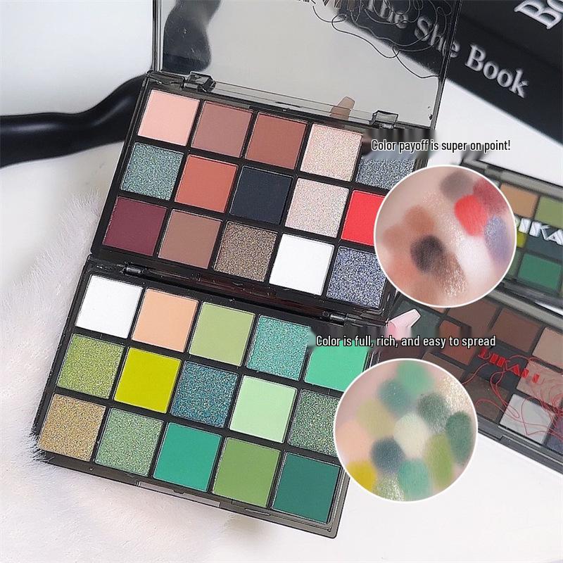 Палетка теней для век Macaron 15 цветов: Мерцающий и матовый, Водостойкий, Не размазывающийся Мелкий порошок