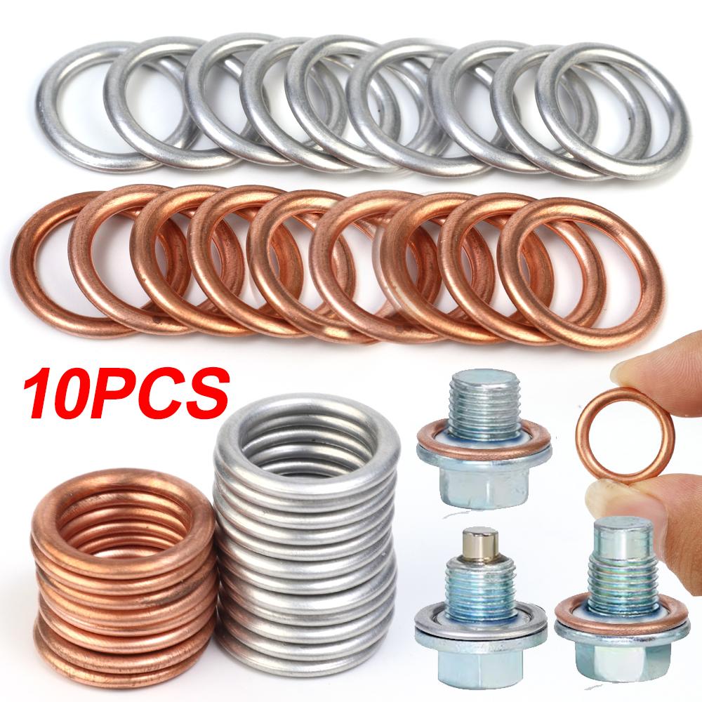 Car Pan Oil Drain Gasket Extruded Washer Oil Drain Plug Washer Car Engine Oils Pan Screw Gasket Washers Automotive Accessories