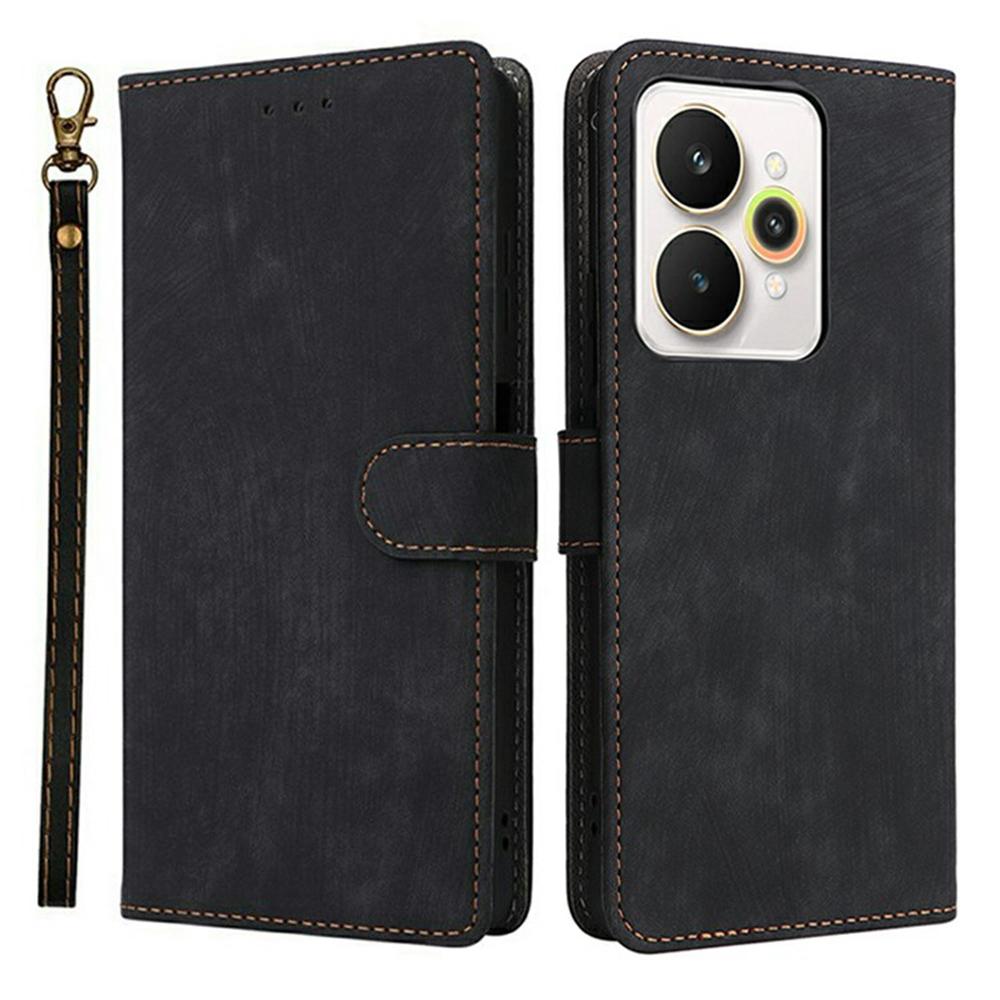 Для Realme 15 Pro 5G/15 5G Чехол Кошелек с RFID-защитой Кожаный Чехол для Телефона Подставка с Ремешком