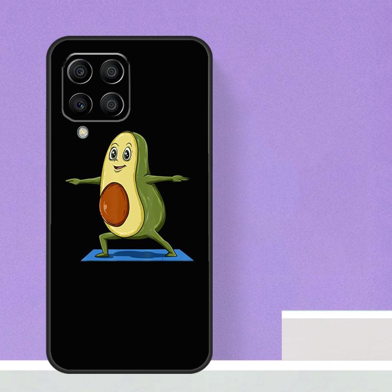 Забавный узор «Авокадо Йога» для Samsung Galaxy M13 M33 M53 M12 M32 M52 M14 M34 M54 M20 M51 M21 M30s M31s M15 M55 Чехол