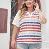 Independent research and development design European and American cross-border printed shirts 2024 spring and summer temperament commuting 
