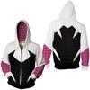 Мужская и женская толстовка с капюшоном на молнии Spider-Man 3D-печать Косплей Аниме Кардиган с капюшоном Кино-издание