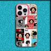 Anime M-Mafalda Phone Case For iPhone 16,15,14,13,12,11,Mini,Pro,MAX Pink Matte Silicone Cover