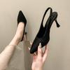 Модная осенняя женская обувь Модные женские туфли-лодочки с острым носком на высоком каблуке Женские босоножки с закрытым носком Обувь для женщин Zapatos Mujer