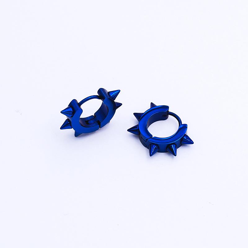 Stainless Steel Rivet Ear Cuffs - Non-allergenic Punk Style Earrings for Men & Women