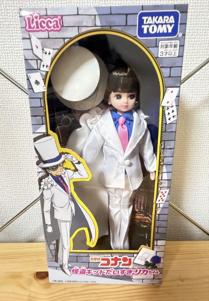 TAKARA TOMY Совершенно новый набор из 2 предметов Detective Conan Kaitou Kid Edogawa Conan Collaboration Daisuki!! Ликка-тян