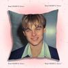 L-Leonardo Dicaprio Young Anime Pillow Case Anti-Dustmite Pillowcase Invisible Zipper Silky Short Plush Sofa Cushion Cover