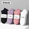 10/20/40 Пар/Набор Женские Хлопковые Короткие Носки Конфетных Цветов Дышащие Невидимые Носки Повседневные Летние Тонкие Носки