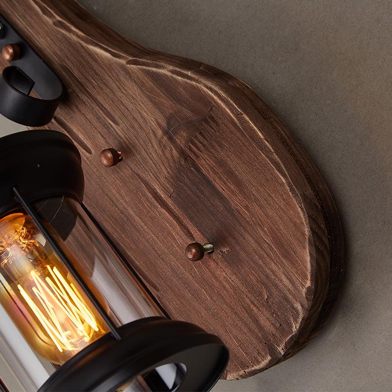 Лодка Деревянное Винтажное Настенное Бра Ностальгическая Промышленная Тема Ресторан T Декоративные Настенные Бра