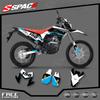 SPACE Custom Team Motorcycle Graphics Background Decal for HONDA CRF 2018 2019 2020 2021 CRF150L Decals Stickers Kits