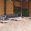 Day and Night - Day and Night Garden Furniture 7 Pieces with Cushions Solid Pine Wood