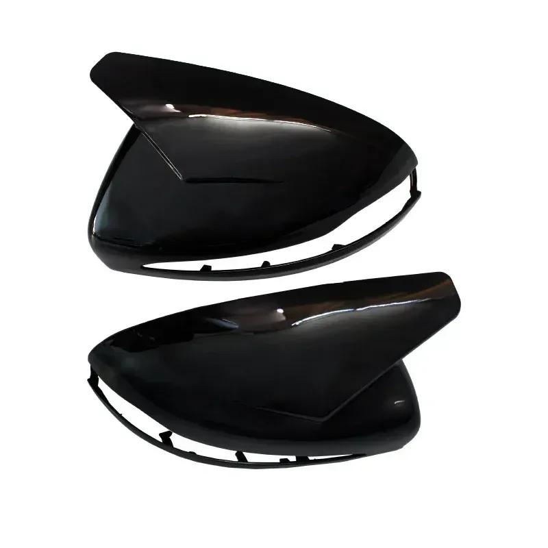 For Mercedes-Benz E GLC S C Class W205 W213 X253 W222 W238 Carbon fiber glossy black Rearview mirror cover Car Accessorie
