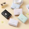 Women's Short Wallet Clip Card Bag Student Cute Small Fresh Change Bag Macaron Color Wallet Multi-card Space