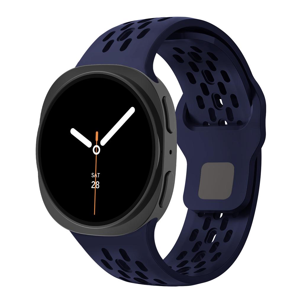 Резиновый ремешок для Samsung Galaxy watch 8/8 classic 46мм/44мм/40мм Дышащий спортивный браслет на запястье Correa Galaxy watch8 Ремешок