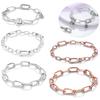 Mula Me Series Link Chain Bracelet 925 Sterling Silver Fit Original Charms Diy Brand Jewelry Making Gift For Women Gift