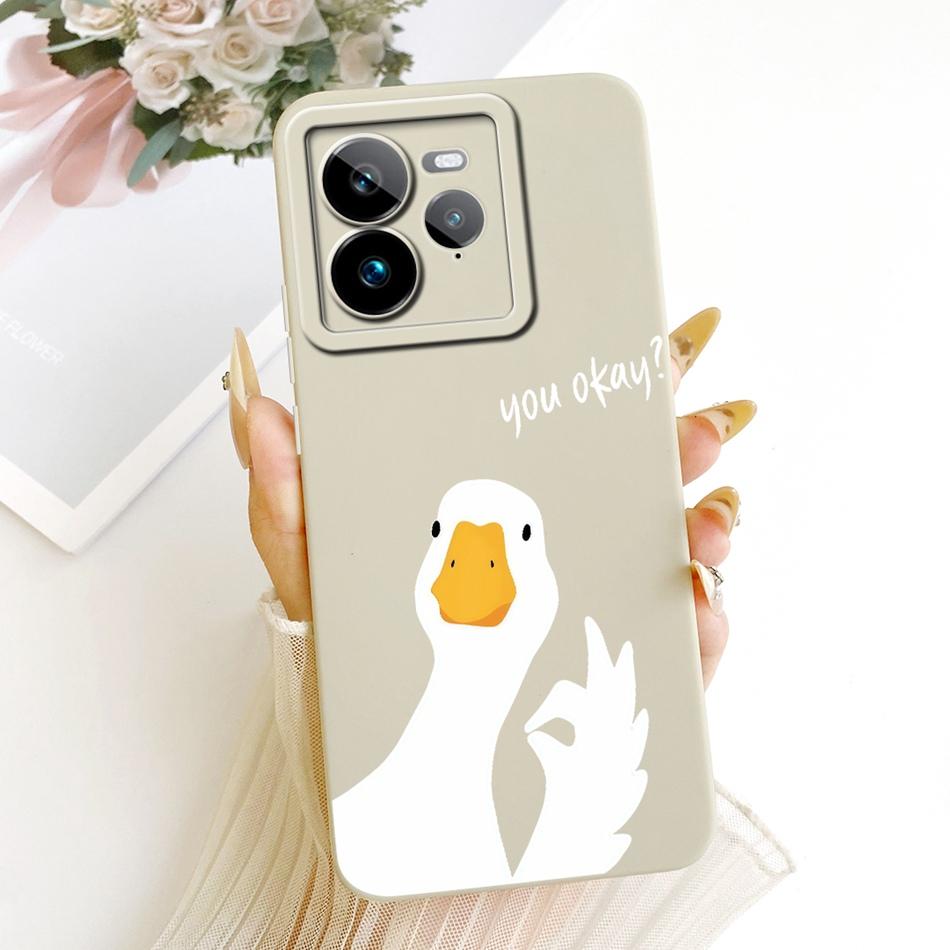 Для Realme GT 7 Pro Милый Кот Цветок Мультяшный Чехол Для Телефона Для Realme GT7 Pro RMX5010 Ударопрочный Мягкий Силиконовый Чехол Бамперы