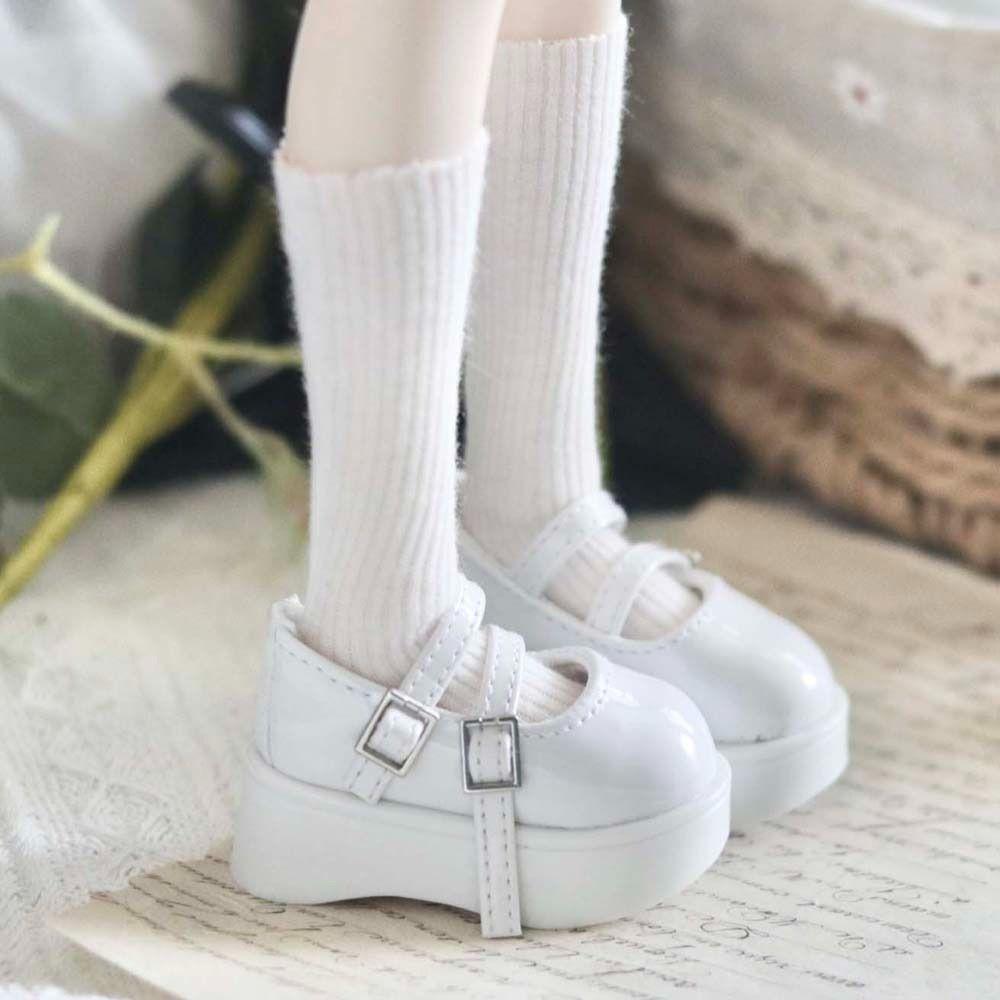Heightened Thick Sole Bjd Leather Shoes Mini Shoes 45CM Doll Shoes 1/4 Dolls Shoes  Diy Toys