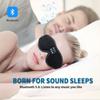 Прочные и безопасные маска для сна с Bluetooth-наушниками, 3D-маска для глаз, наушники для прослушивания музыки во время сна со встроенным HD-динамиком