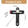 Leather Strap Cutter Leather Craftool Strap Cutter Easy to Use Adjustable Leather Cutter Leather Cutting Tool