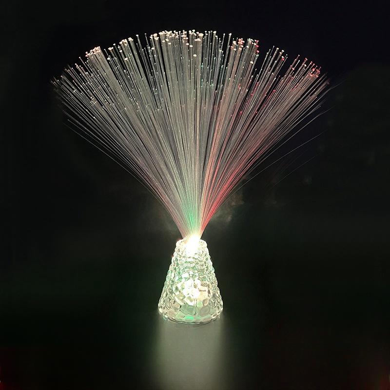 Многоцветный светодиодный оптоволоконный свет, ночник, праздник, свадьба, украшение дома, ночное освещение, лампы