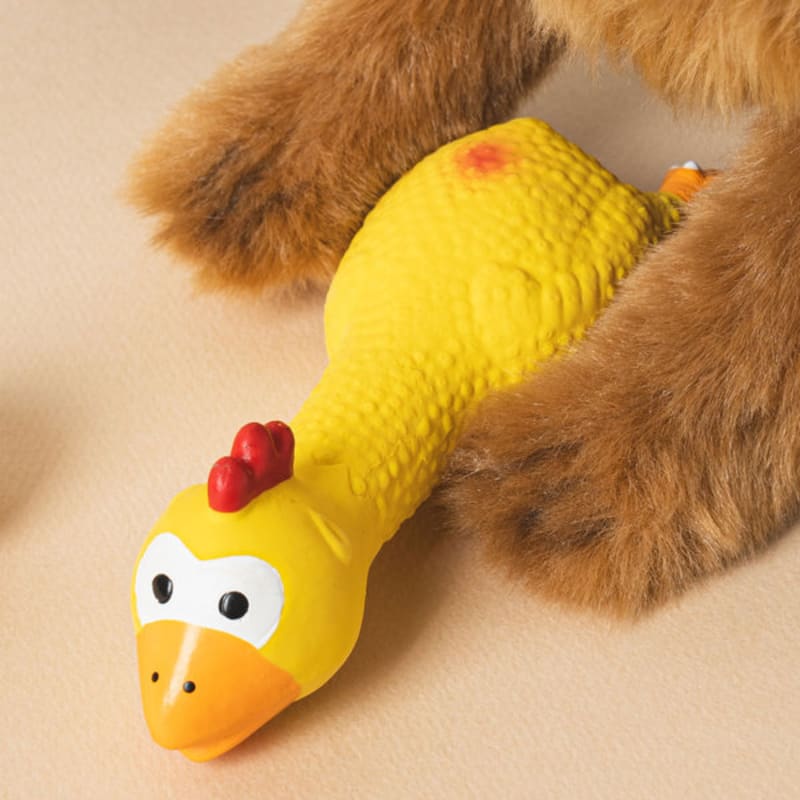 [Питомец] Игрушка в форме цыпленка из латекса