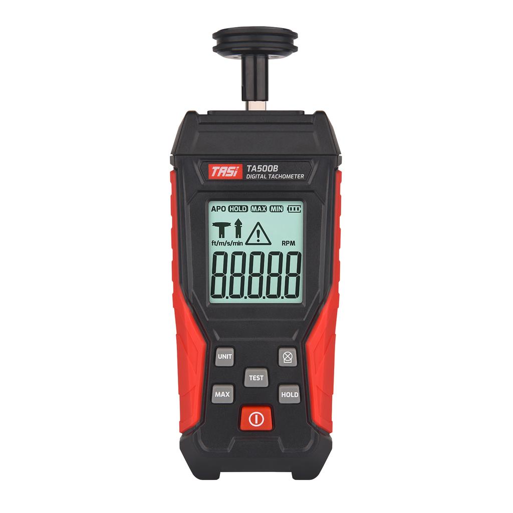 TASI Raqamli Taxometr Aloqasiz Mini RPM Tester O'lchagich LCD Displey Qo'lda Raqamli Taxometr