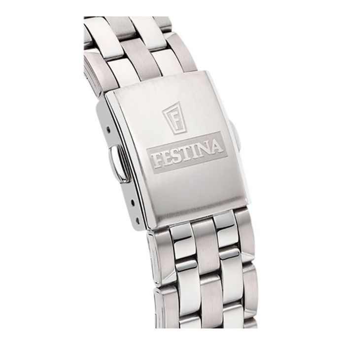Festina- F20374/7 - Cadran Vert, Bracelet en acier inoxydable - Chronographe - Dateur