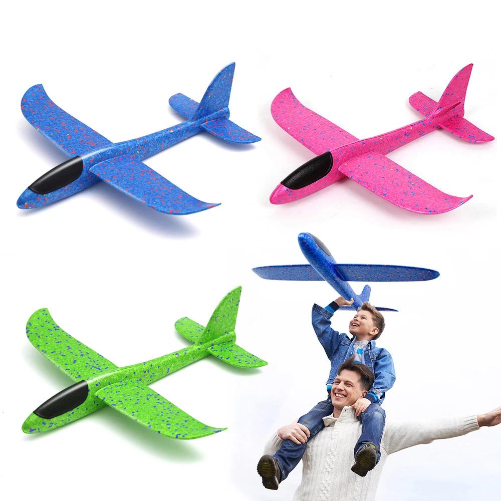 Gift pp Foam  Airplane Plane Toys Hand Throw Airplane Foam Glider Fly Aeromodelo Foam Aeroplane