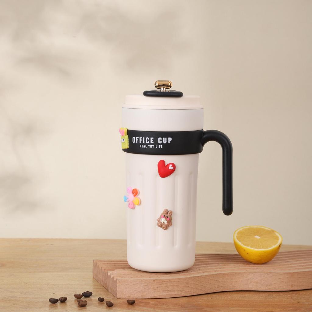 "Smart Temperature Classic Coffee Cup: Portable & Stylish 316 Stainless Steel Event Gift"