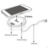 Встроенное зарядное устройство Скрытая зарядная база 15 Вт USB зарядка Быстрая зарядка для мобильных телефонов