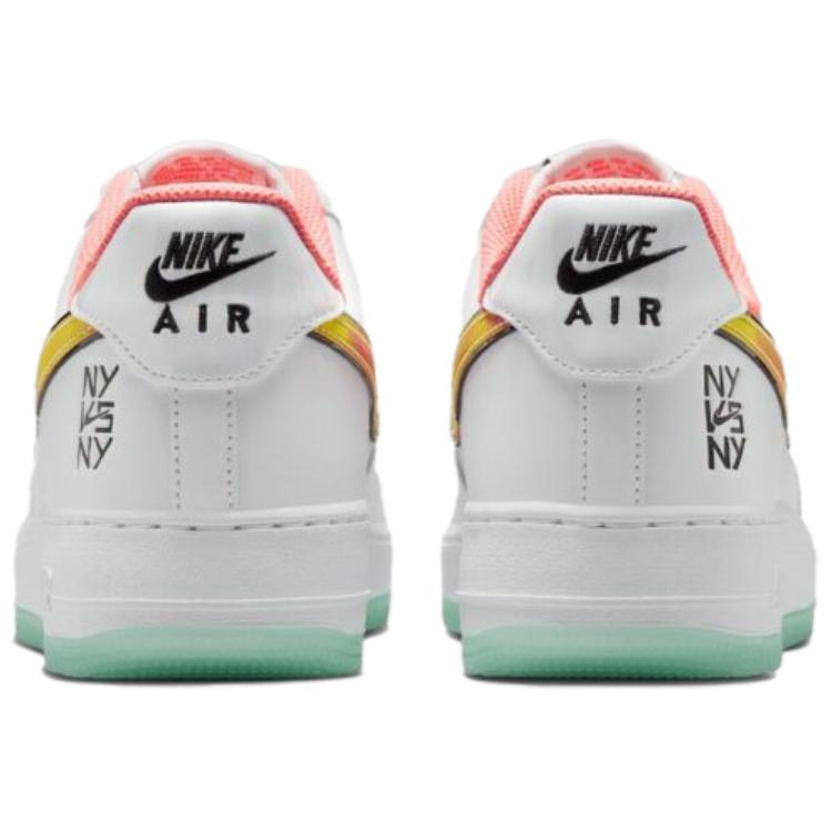 Nike Air Force 1 Low Ny Vs. Ny White Crimson Pulse Sneakers IH4962-100