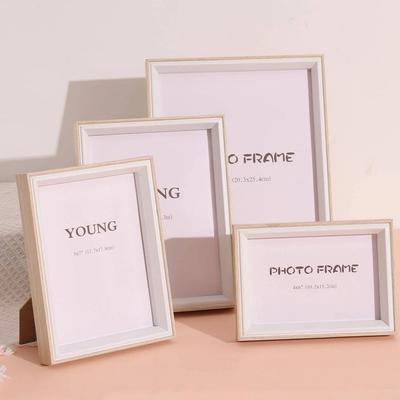 Wooden Picture Frame Modern Desktop Art Decoration Picture Frame