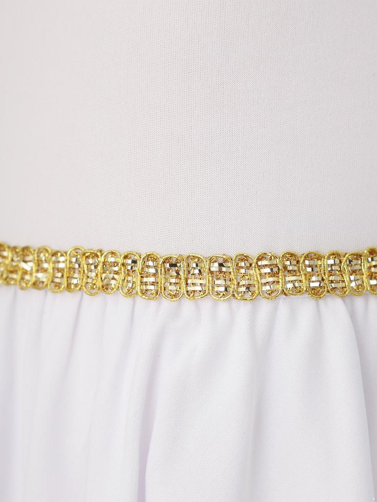 Versatile Ancient Toga Dress for Girls: One-Piece Flowy Costume, Easy to Style as Greek, Roman or Egyptian Princess