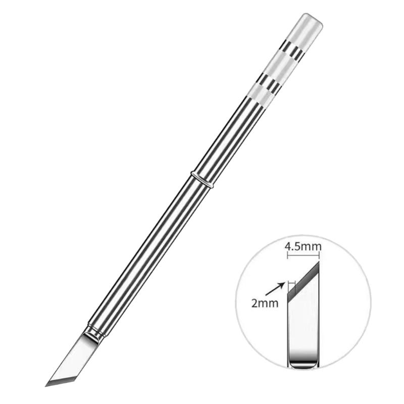 Набор паяльных жал прецизионной конструкции для ремонта схем Конструкция с добавлением меди Различные формы жал Паяльная станция