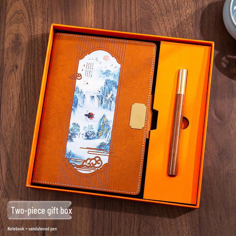 Подарочный набор из креативных деловых блокнотов 2025 года с магнитной застежкой