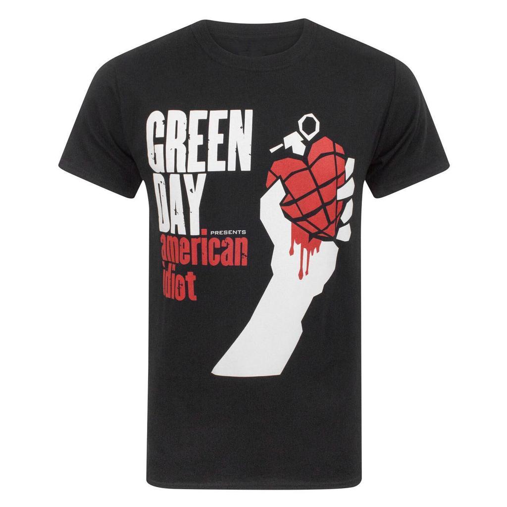 Футболка Green Day Группа Альбом American Idiot Новая Черная Официальная