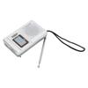 Portable Pocket Radio AM/FM Classic Elegant Design Silver Grey Battery Operated Radio for Home