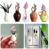 24 Style Mini Ceramics Vase Fridge Magnet DIY 3D Vase Creative Message Magnets Sticker for Air Conditioners Fridge Decorations