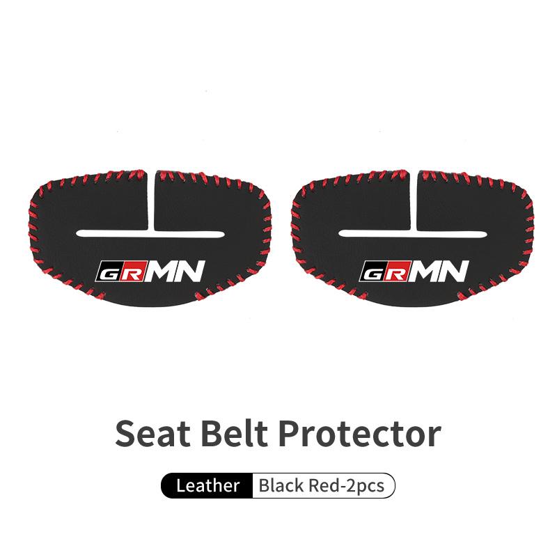 zfjpu3 For Toyota Car Seat Belt Buckle Plug Leather Car Seat Belt Clip Protective Covers GR MN Camry Prius Auris Crown Yaris Corolla