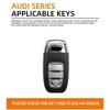 Suitable for Q5 2017 2016 2015 2013 2012 2011 2010 Zinc Alloy Car Key Case High-end Car Key Set Accessories