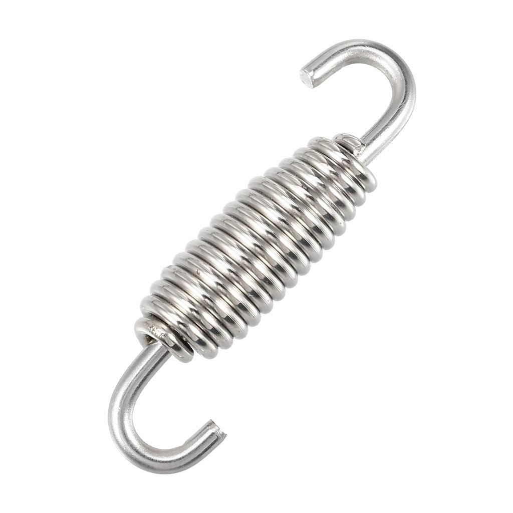 uxcell Motorcycle Universal Exhaust Pipe Spring 55mm Stainless Steel Exhaust