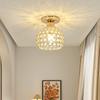 Nordic Minimalist Crystal Ceiling Light for Entrance, Foyer, or Balcony