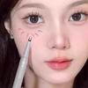 Lower Eyelash Double-clawed Eyeliner Liquid Pen Slender Reclining Eyelid Outlining Two-pronged Eyebrow Pencil