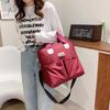 Cute Foldable Cartoon Travel Bag Set: Rolling Luggage, Shoulder Gym Bag, Women's Sports & Trendy Tote