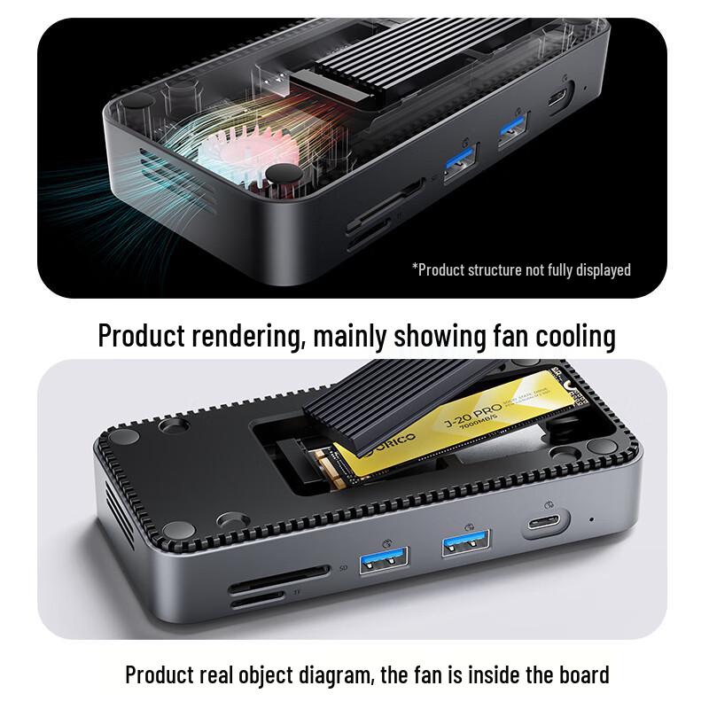 orico Док-станция для настольного компьютера DPM2P9 Type-C M.2 SSD