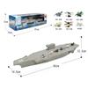 Aircraft Carrier Model Wear-Resistant Naval Vessels Model Realistic 3D Model Battleships Toy Office Decor for Kids Children