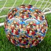 One Piece Print Size 5 Soccer Ball, Standard Match Football for Sports Game and Team Practice, Ideal Gift for Soccer Fans