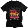 Винтажная футболка 90-х Out Run Camisas Мужская мода Олдскул Япония Аркадные топы Hombre Видеоигра Outrun Футболка Топ Camisas