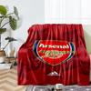 Arsenal Football Club Theme Printed Blanket - Perfect for Couch, Bed, Travel & Outdoor Use | Machine Washable, Cozy & Durable.